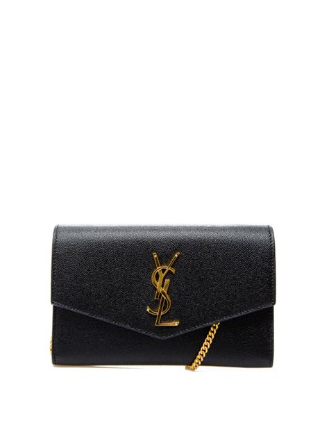 Saint Laurent Ysl Flap Chain(338y) Zwart .